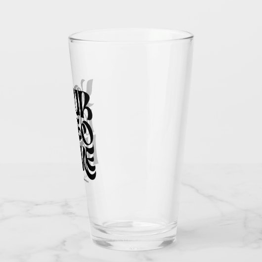 Personalized Logo and Text Beer Glasses Glas (Links)