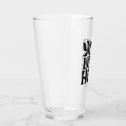 Personalized Logo and Text Beer Glasses Glas (Rechts)