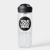 Personalized Logo and Text Business Waterfles (Voorkant)