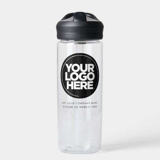 Personalized Logo and Text Business Waterfles (Voorkant)