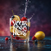 Personalized Logo and Text Whisky Glas