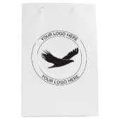 Personalized Logo Custom Business & Corporate  Medium Cadeauzakje (Voorkant)