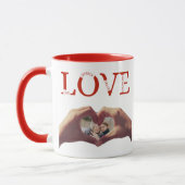 Personalized LOVE Acronym Photo  Mok (Links)