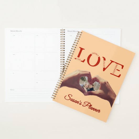 Personalized LOVE Acronym Photo Planner (Display)