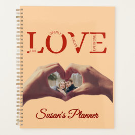 Personalized LOVE Acronym Photo Planner