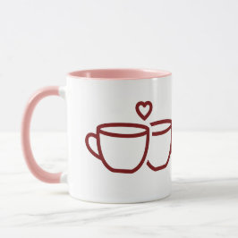Personalized Love Brews Here Couple Coffee Mug Mok