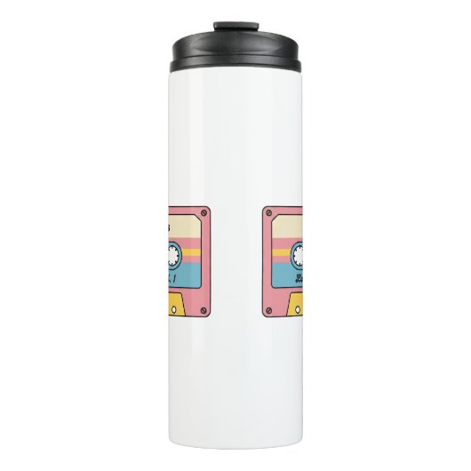 Personalized Love Jams Cassette Tape – Custom Name Thermosbeker (Voorkant)