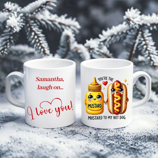 Personalized Love Mug Cute Funny Food Valentine Koffiemok