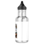 Personalized Love Photo Collage Water Bottle Waterfles (Rechts)