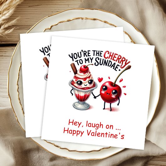 Personalized Love Quote Funny Food Napkins Servet