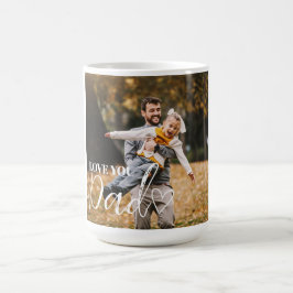 Personalized Love You Dad Photo Koffiemok