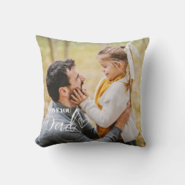 Personalized Love You Dad Photo Kussen