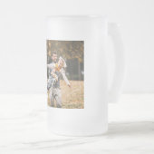 Personalized Love You Dad Photo Matglas Bierpul (Voorkant rechts)