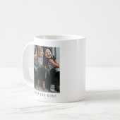 Personalized Love You GIGI Grandma Photo Simple Koffiemok (Voorkant links)