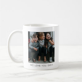 Personalized Love You GIGI Grandma Photo Simple Koffiemok