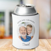 Personalized Love You Grandpa Photo Blikjeskoeler