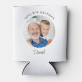 Personalized Love You Grandpa Photo Blikjeskoeler (Voorkant)