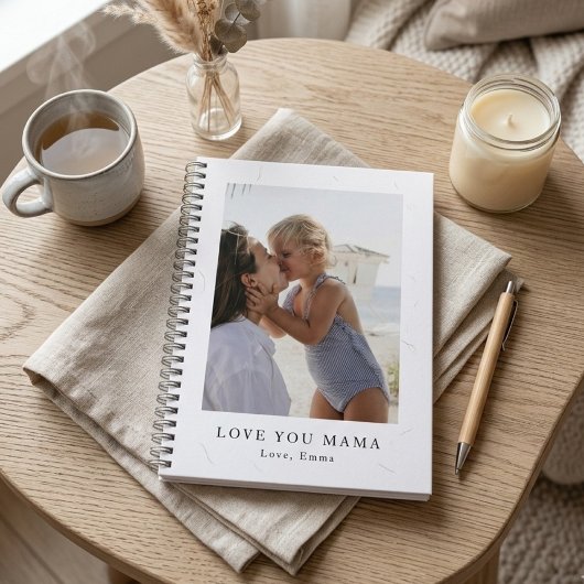 Personalized Love You Mama Photo | Custom Notitieboek
