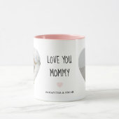 Personalized “Love You Mommy” Photo | Custom Gift Mok (Midden)