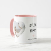 Personalized “Love You Mommy” Photo | Custom Gift Mok (Voorkant links)