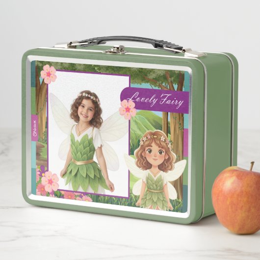 Personalized Lovely Fairy Lunch Box (In situ)