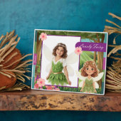 Personalized Lovely Fairy Tabletop Photo Fotoplaat (Zijkant)