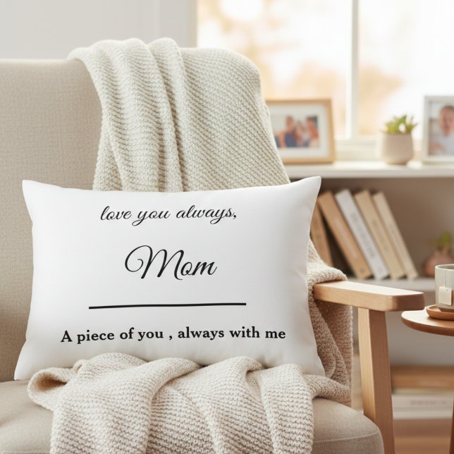 “Personalized Loving Memory Pillow for Mom” Accent Kussen (Creator heeft geüpload)