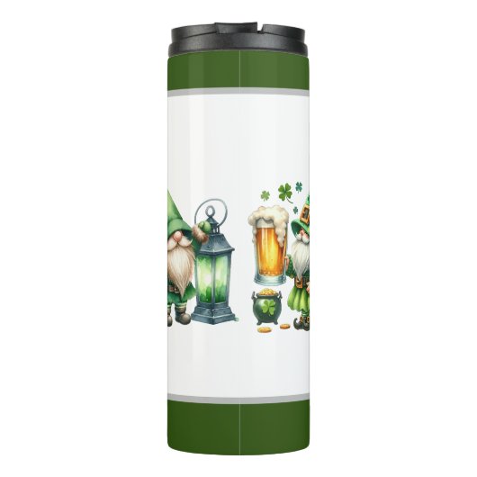 Personalized Luck O' the Irish Thermal Tumbler Thermosbeker (Achterkant)