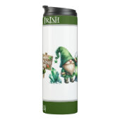 Personalized Luck O' the Irish Thermal Tumbler Thermosbeker (Geroteerd rechts)