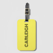 PERSONALIZED LUGGAGE TAG BAGAGELABEL (Voorkant (verticaal))