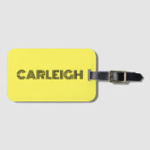 PERSONALIZED LUGGAGE TAG BAGAGELABEL (Voorkant (horizontaal))