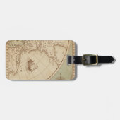 Personalized Luggage Tag | Custom Map Suitcase Bagagelabel (Voorkant horizontaal)