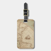 Personalized Luggage Tag | Custom Map Suitcase Bagagelabel (Voorkant verticaal)
