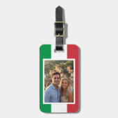 Personalized luggage tags, Italian flag Bagagelabel (Voorkant verticaal)