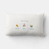 Personalized Lumbar Baby Pillow – Baby Koala Kussen (Achterkant)
