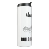 Personalized Lunchkins Building Bricks Lunch Box Thermosbeker (Gedraaid links)