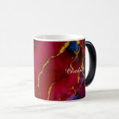 Personalized Luxury Marble Pattern Custom Name Mug Magische Mok (Voorkant rechts)