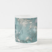 Personalized Luxury Marble Pattern Custom Name Mug Matglas Koffiemok (Center)