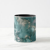 Personalized Luxury Marble Pattern Custom Name Mug Mok (Midden)
