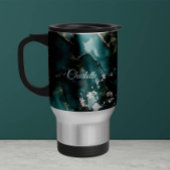 Personalized Luxury Marble Pattern Custom Name Reisbeker