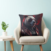 personalized luxury panda smoking pillow for your  kussen (Stoel)