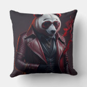 personalized luxury panda smoking pillow for your  kussen (Achterkant)