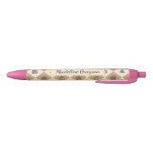 Personalized Magic Academy Wizard School Gold Zwarte Inkt Pen (Bodem)