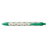 Personalized Magic Academy Wizard School Green Zwarte Inkt Pen (Achterkant)