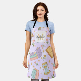 Personalized Magic Books Girl Kitchen Purple Schort