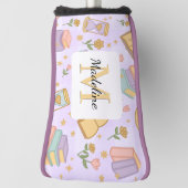 Personalized Magic Books Girl School Purple Golfheadcover (Draai 90)