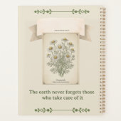 Personalized Magic Garden Journal - Chamomile Planner (Achterkant)