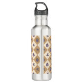 Personalized Magical Book Academy Wizard Gold Waterfles (Achterkant)