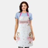 Personalized Magical Fairy Dachshund Dog in Pink  Schort (Gedragen)