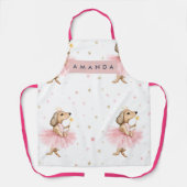 Personalized Magical Fairy Dachshund Dog in Pink  Schort (Voorkant)